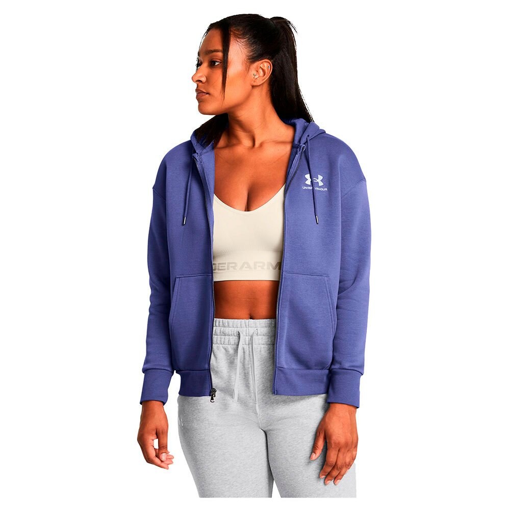 

Толстовка Under Armour Essential Fleece Full Zip, синий