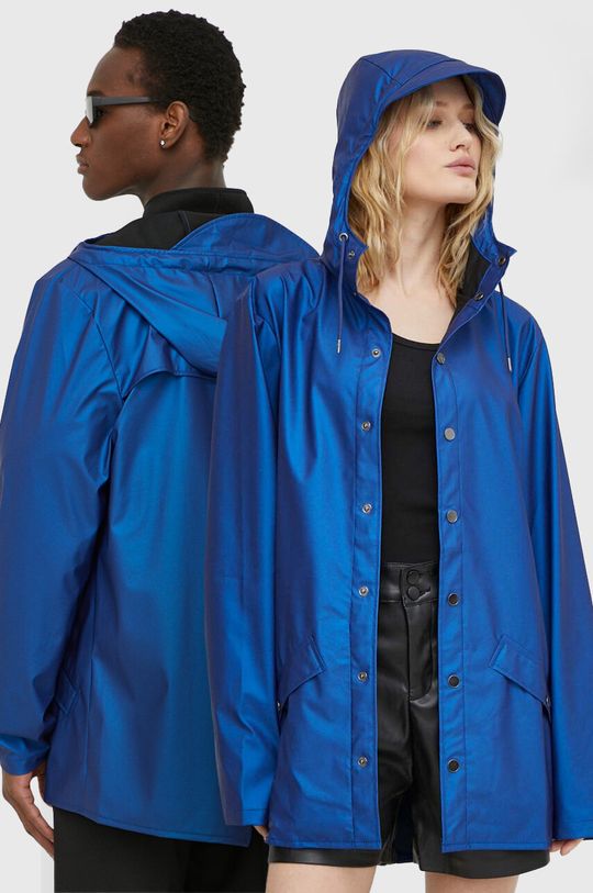 Куртка 12010 Куртки Rains, синий куртка 19850 куртки rains черный