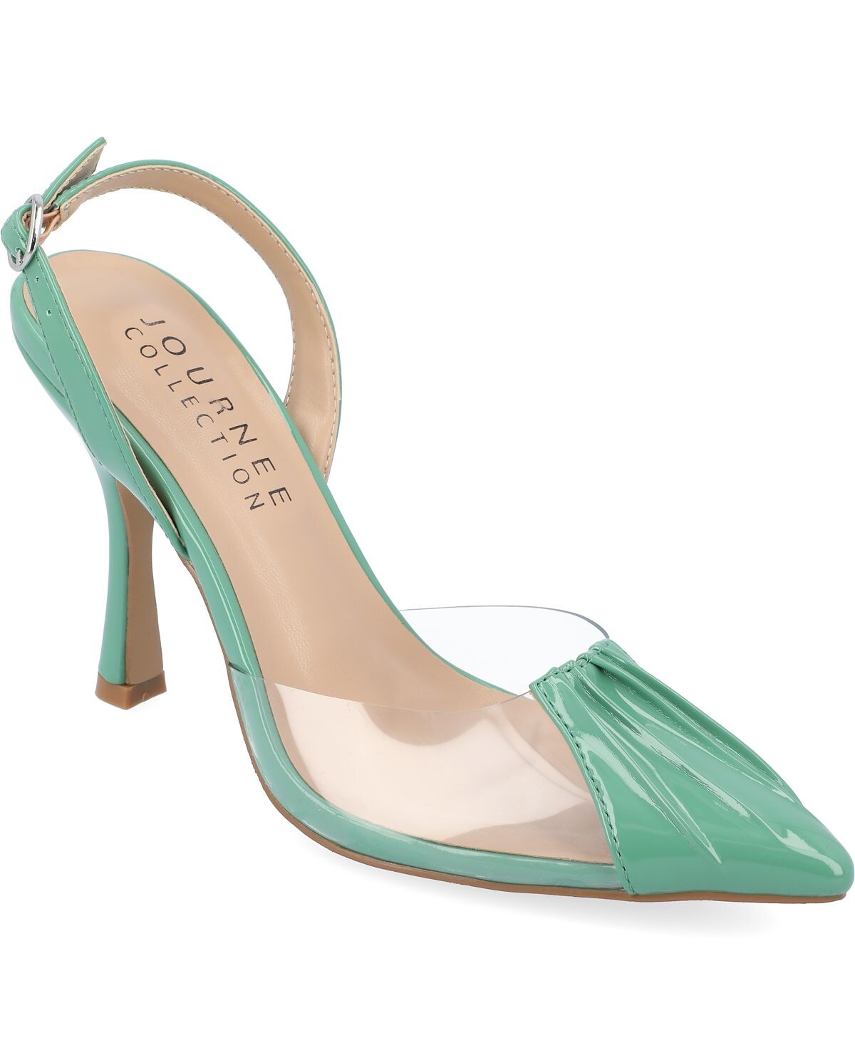

Женские туфли на шпильке Ivyann Lucite Journee Collection, зеленый