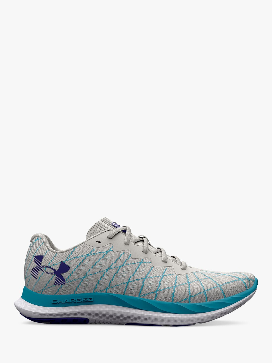 

Женские кроссовки Under Armour Charged Breeze 2, Grey Mist/Blue Surf, Серый