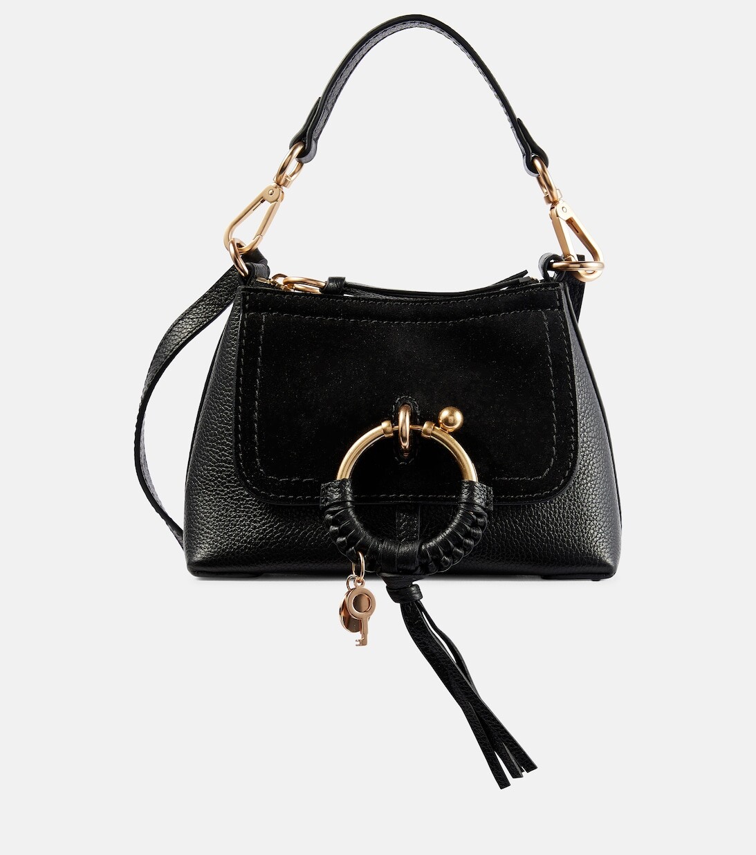 

Кожаная сумка через плечо Joan Mini See By Chloé, черный