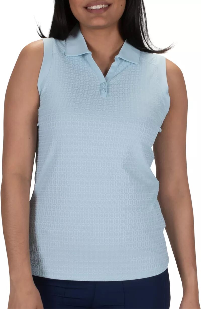 lopez barry horizon Женская футболка-поло для гольфа без рукавов Nancy Lopez Golf Journey