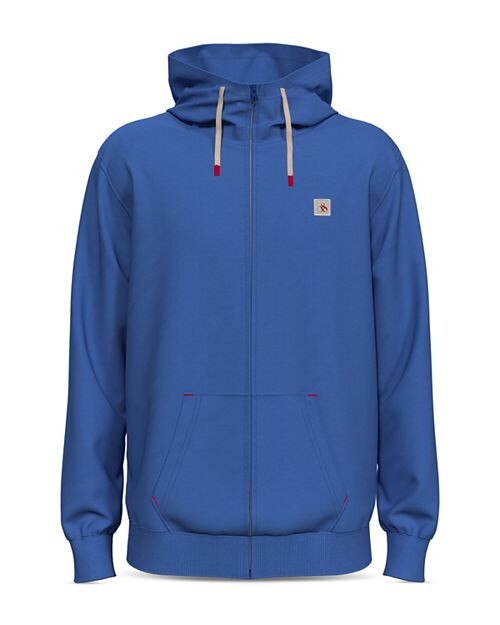 

Толстовка Essential Badge на молнии спереди Scotch & Soda, цвет Blue