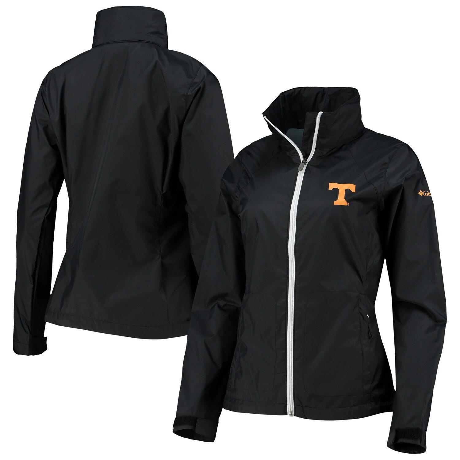 цена Женская черная куртка с капюшоном и молнией во всю длину Columbia Tennessee Volunteers Switchback
