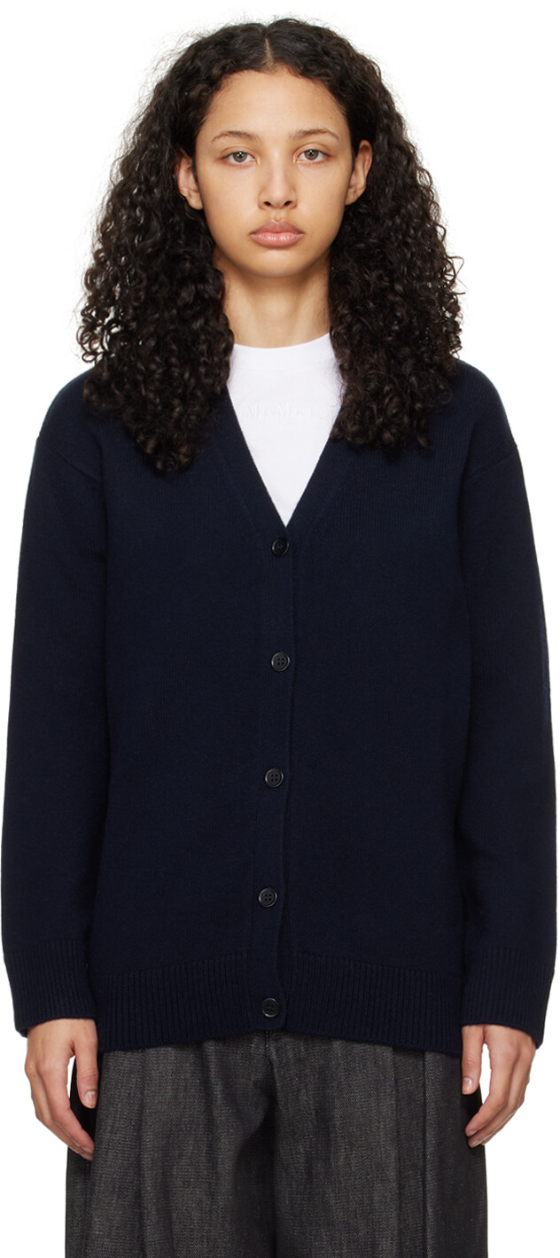 

Темно-синий кардиган Jane Max Mara