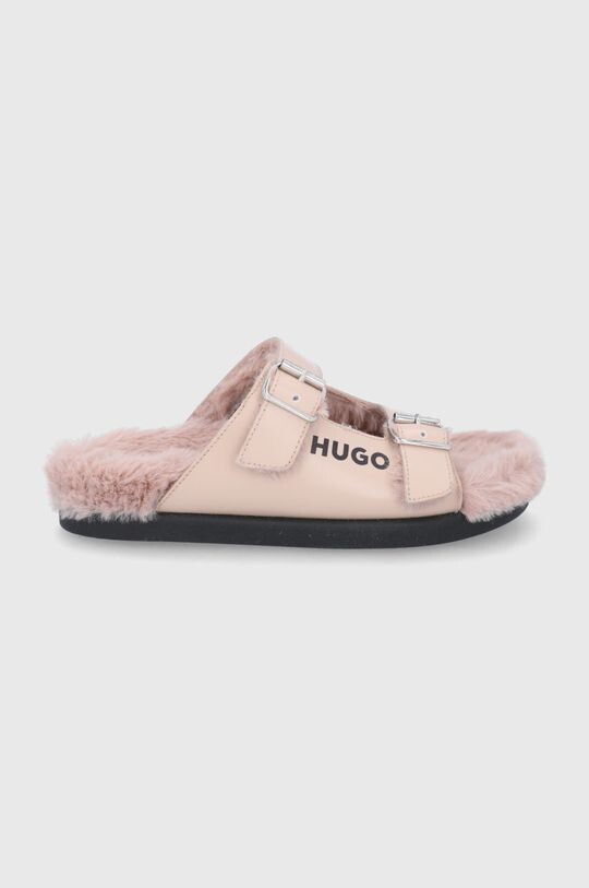 

Кожаные тапочки Jumble BuckleS 50470768.272 Hugo, бежевый