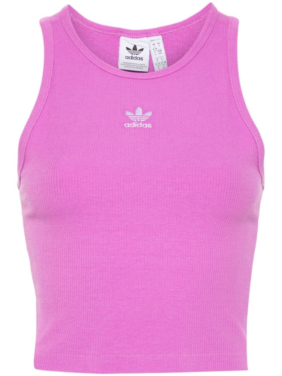 

Adidas майка adidas в рубчик, розовый