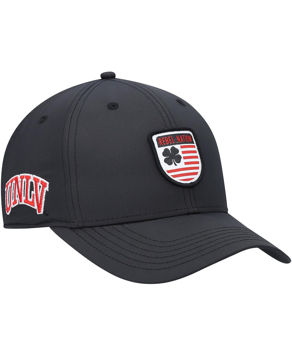 

Мужская черная бейсболка Unlv Rebels Nation Shield Snapback Black Clover