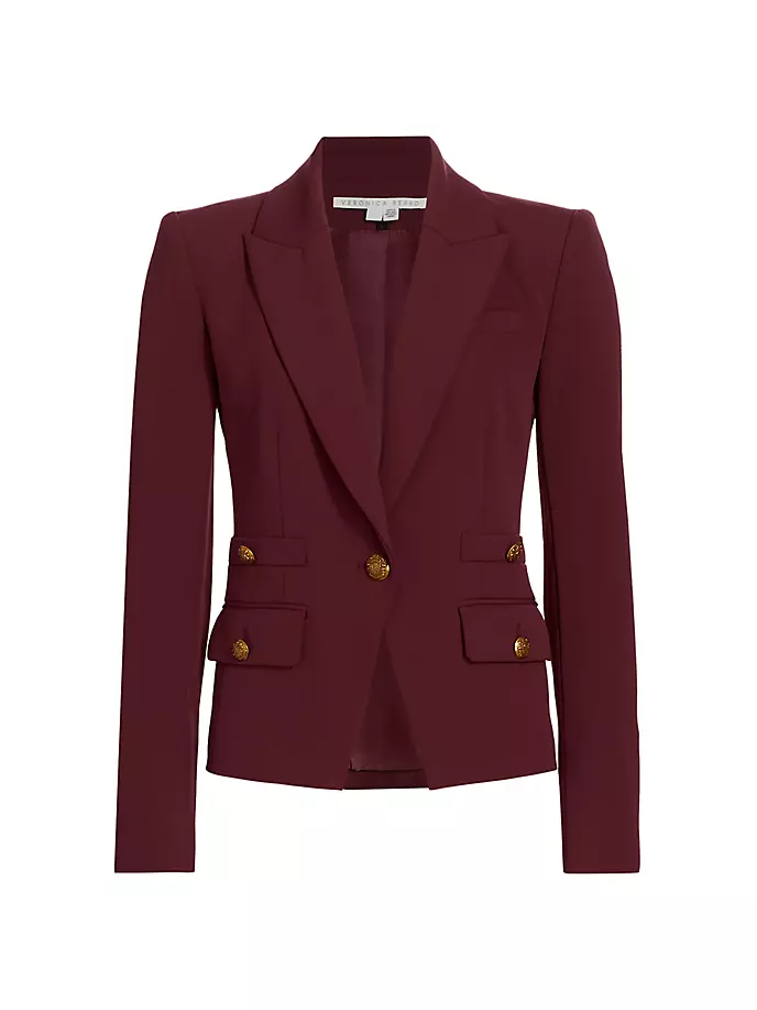 

Индивидуальная куртка Roya Dickey Veronica Beard, цвет dark oxblood