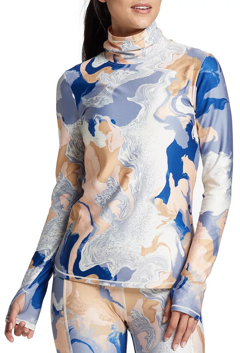 Женская компрессионная рубашка с высоким воротником Dsg для холодной погоды, мультиколор