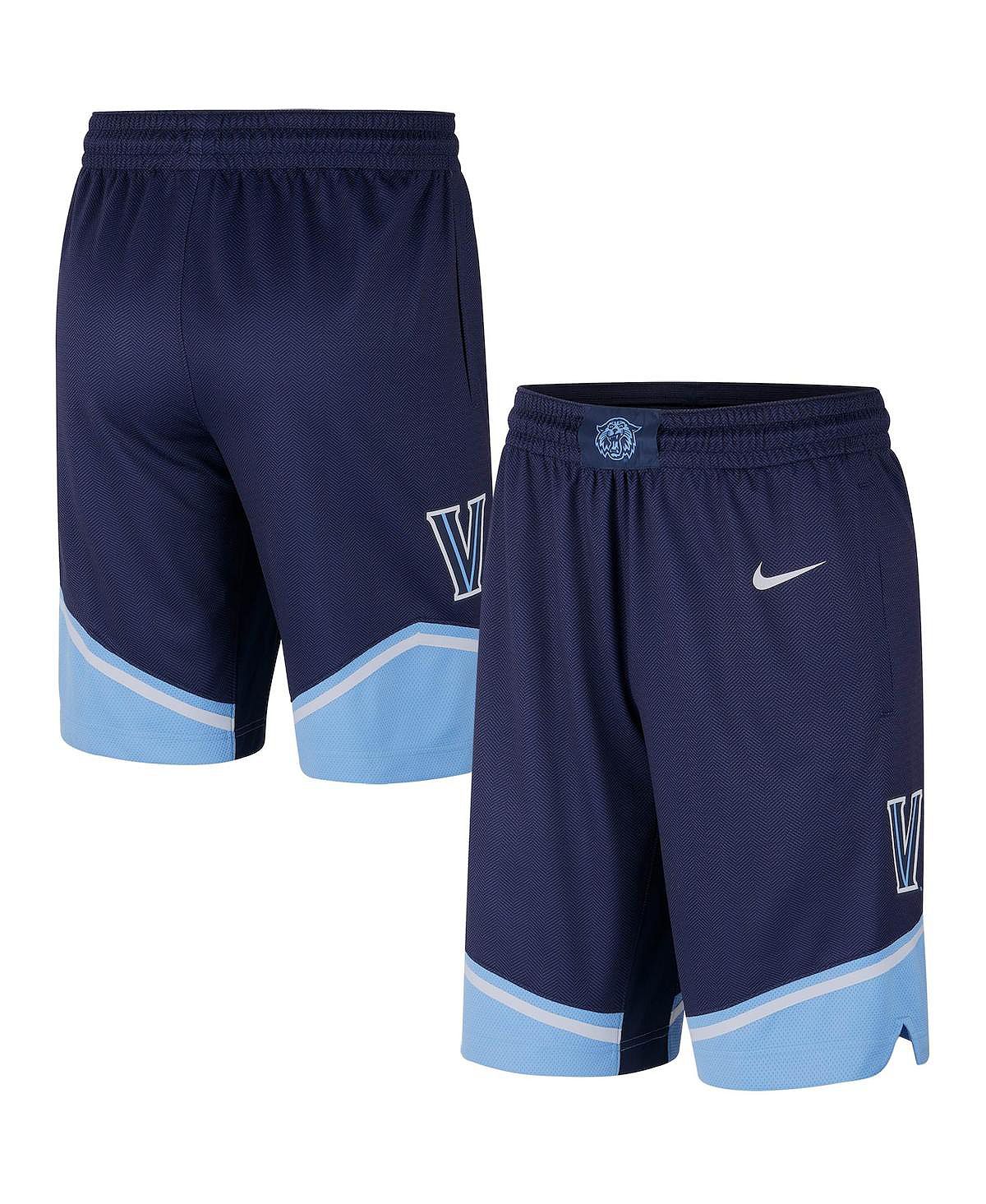 цена Мужские темно-синие баскетбольные шорты Villanova Wildcats Replica Team Nike