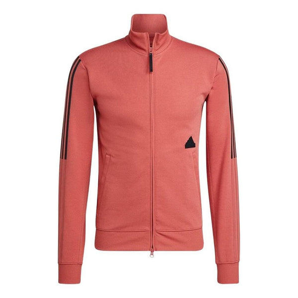 цена Куртка adidas Side Stripe Logo Stand Collar Jacket Pink, мультиколор