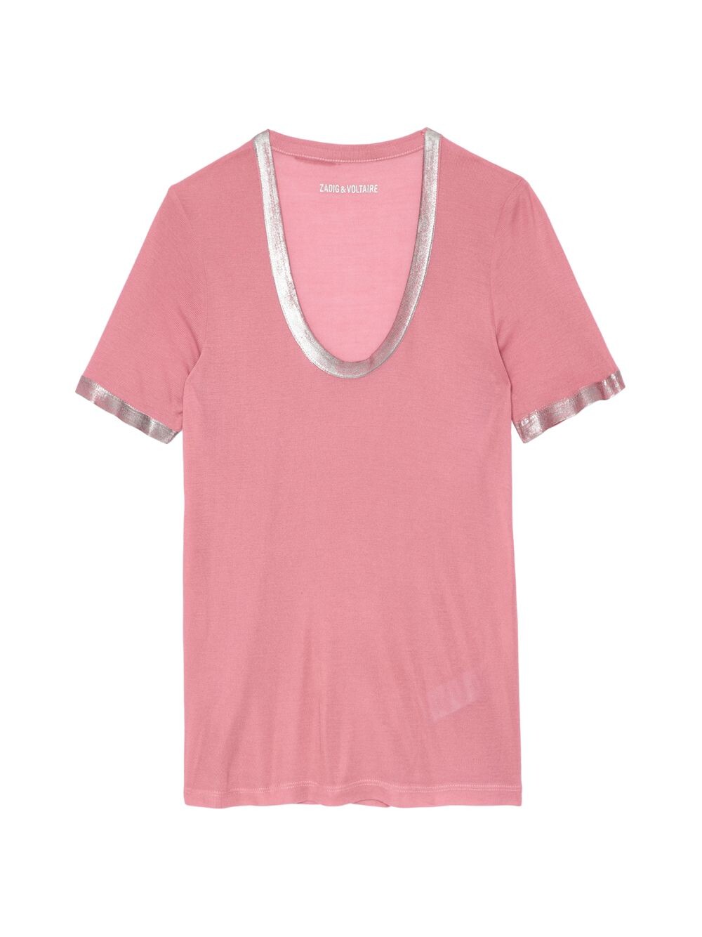

Футболка Tino с фольгой ZADIG & VOLTAIRE, роза