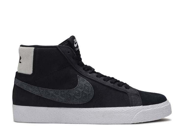 

Кроссовки Nike GNARHUNTERS X ZOOM BLAZER MID SB 'BLACK', черный