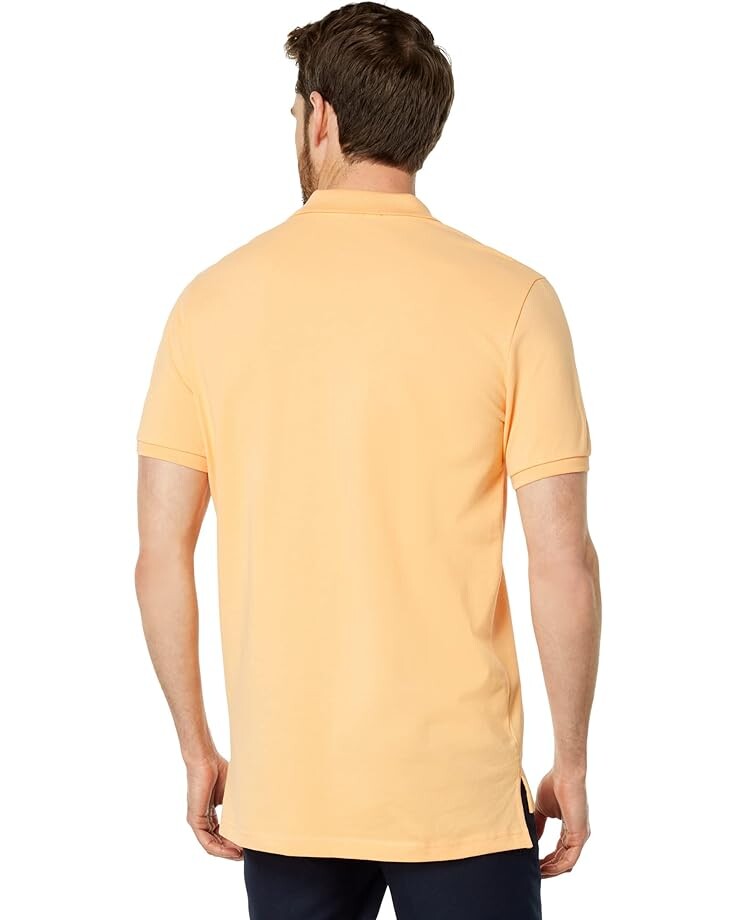 

Поло U.S. POLO ASSN. Solid Cotton Pique Polo with Small Pony, цвет Peach Sherbert