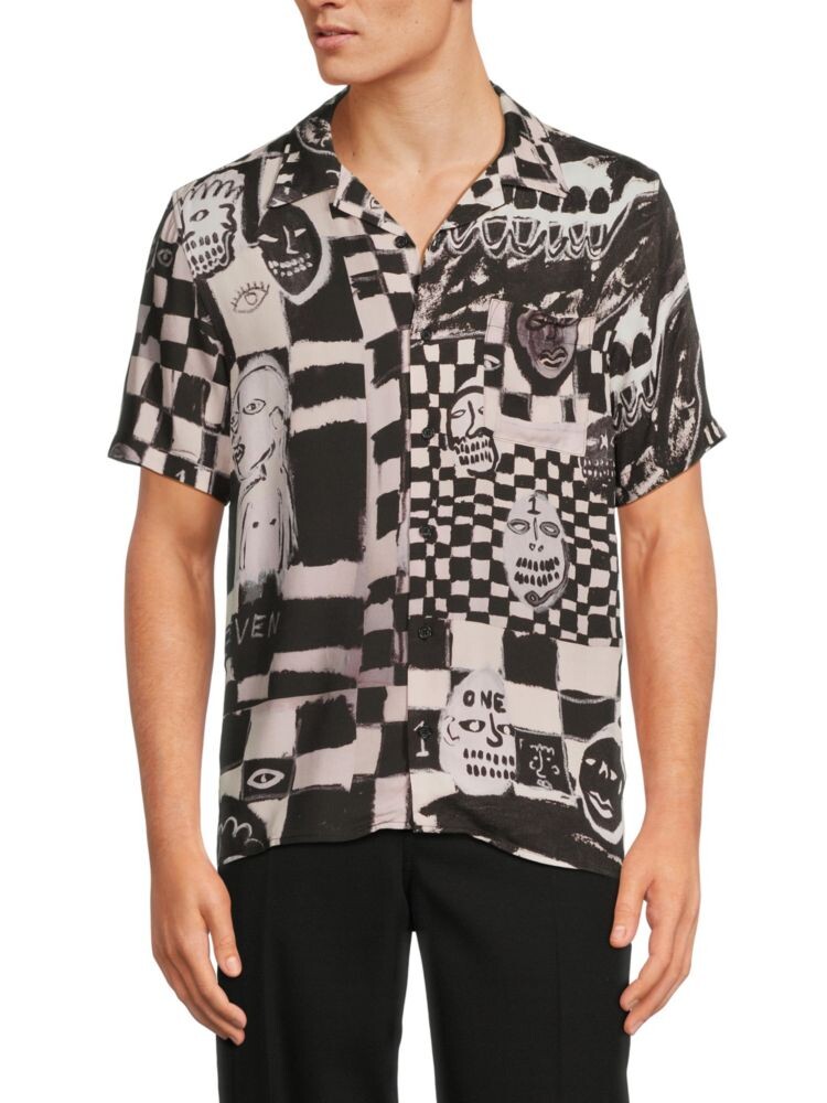 

Рубашка Pino Art Camp Neuw Denim, цвет Black Art