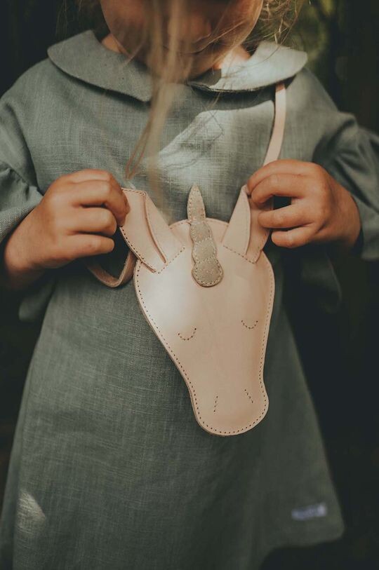 

Детская кожаная сумка Britta Special Purse Unicorn Donsje, розовый