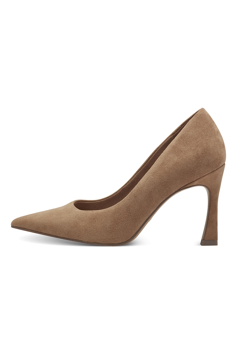 Замшевые туфли на высоком каблуке Tamaris, коричневый туфли женские tamaris коричневый 40