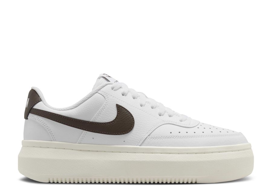 

Кроссовки Nike Wmns Court Vision Alta, цвет White Baroque Brown