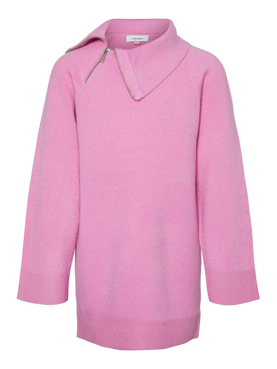 

Свитер с высоким воротником обычного кроя Vero Moda Girl, розовый