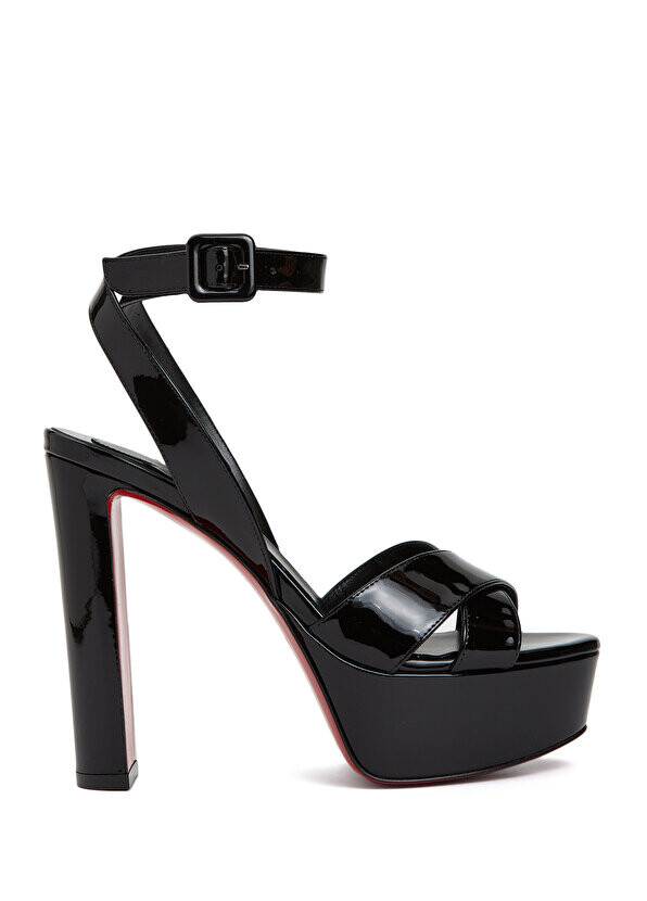

Черные женские кожаные сандалии supramariza Christian Louboutin