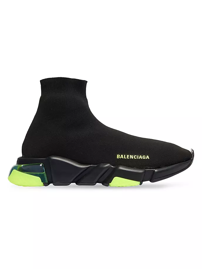 

Кроссовки Speed с прозрачной подошвой Balenciaga, черный