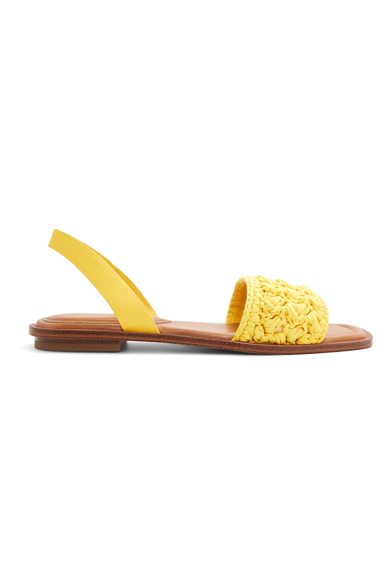 Босоножки Solena с плетеным узором и открытым каблуком Aldo, желтый