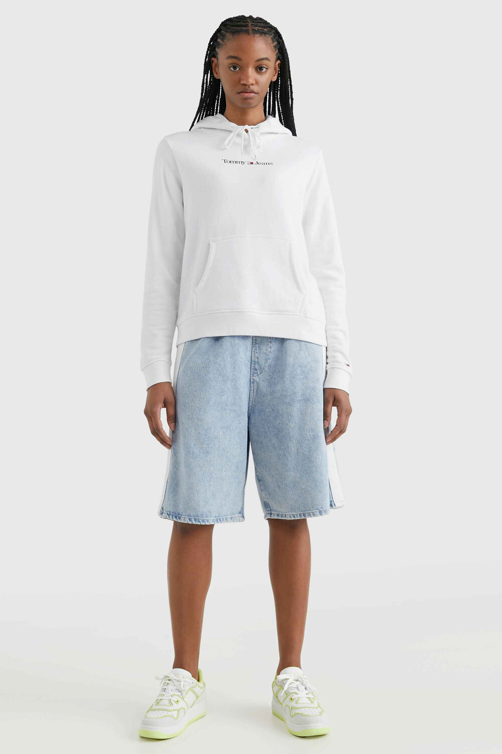 

Толстовка - Белый - Классический крой Tommy Jeans, белый