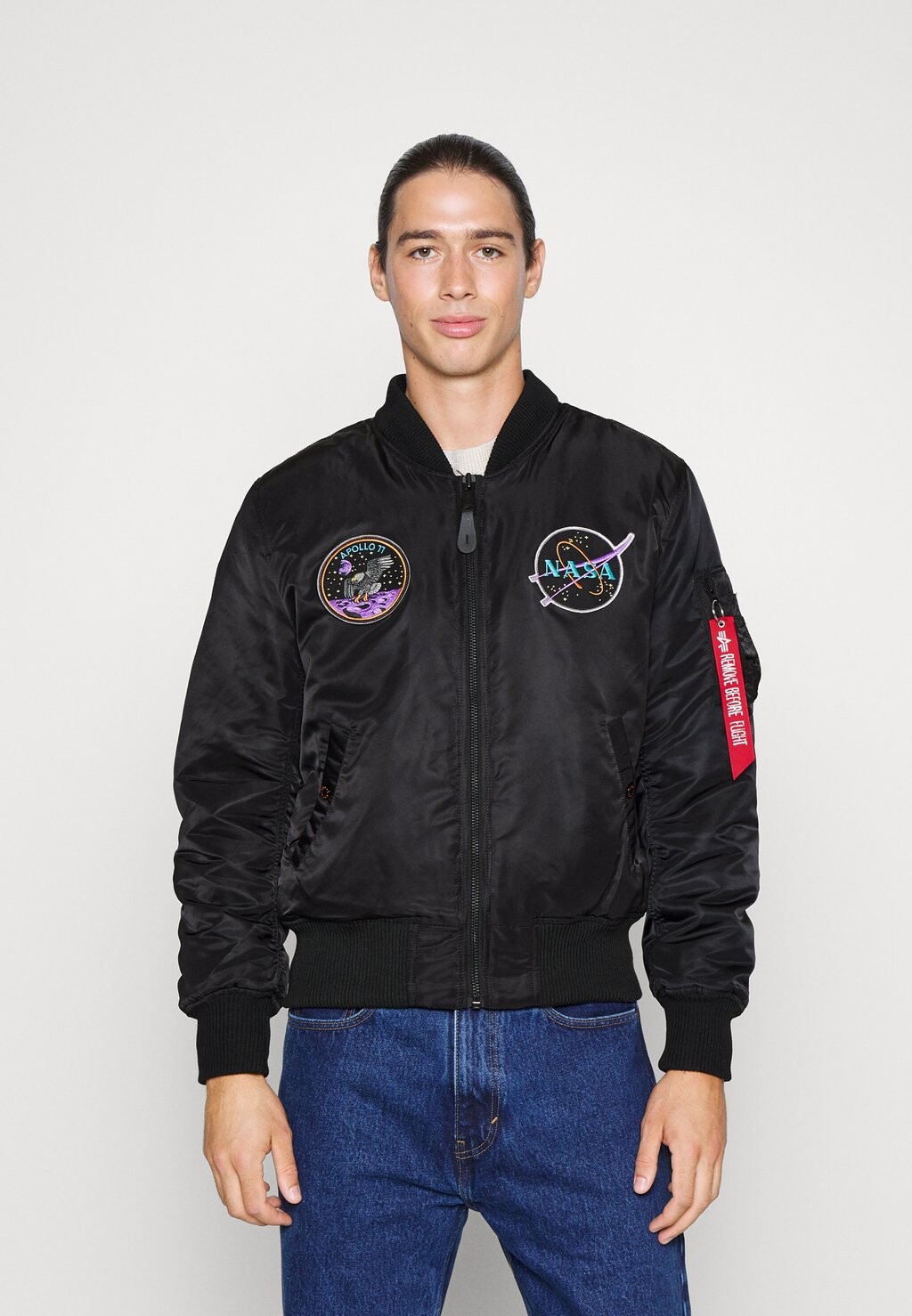 

Куртка-бомбер Alpha Industries, черный