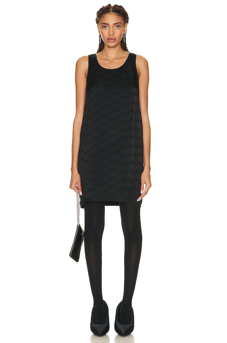 

Платье Balenciaga Fluid Tank Top, черный