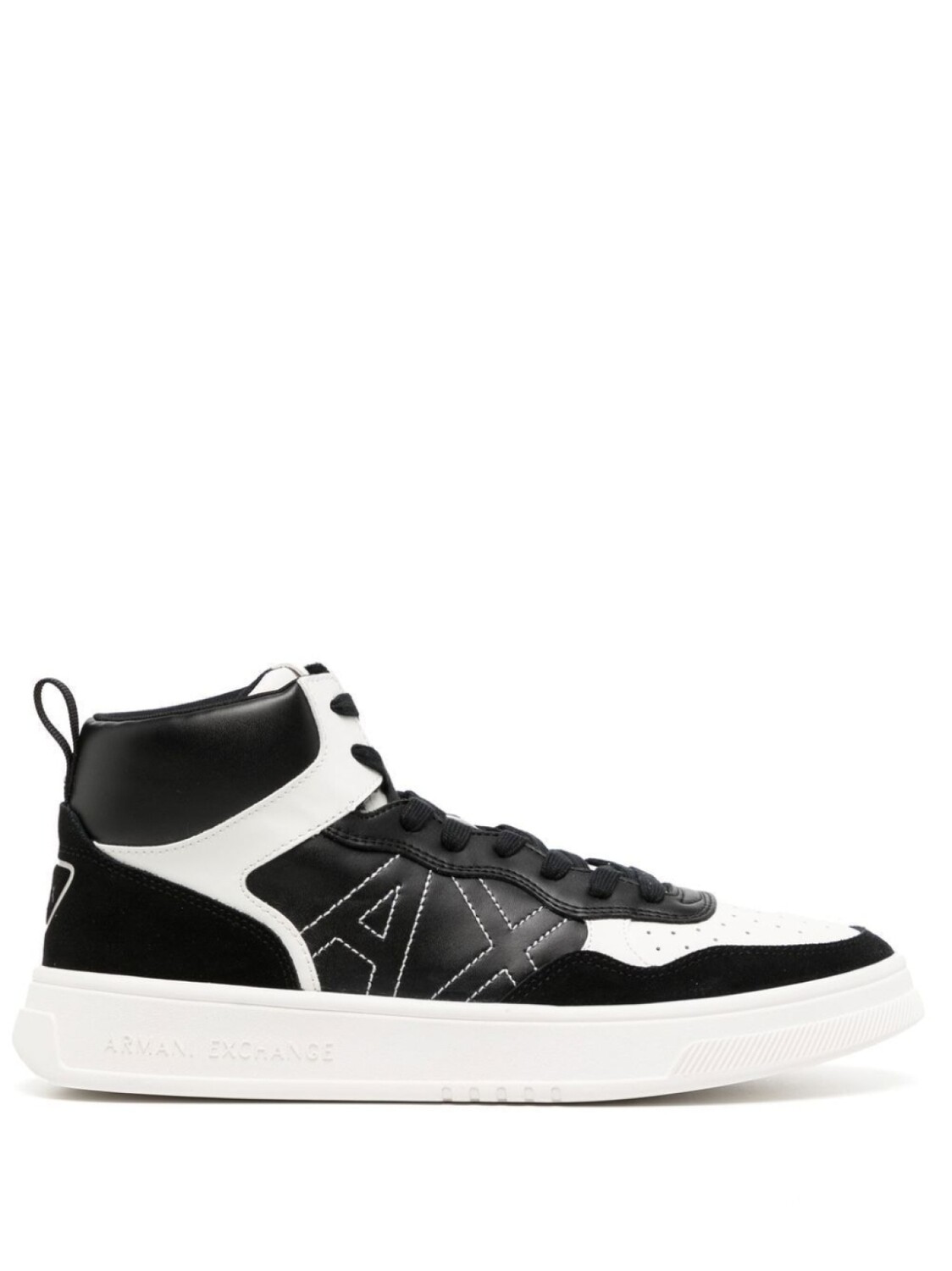 

Armani Exchange высокие кроссовки, черный, Серый