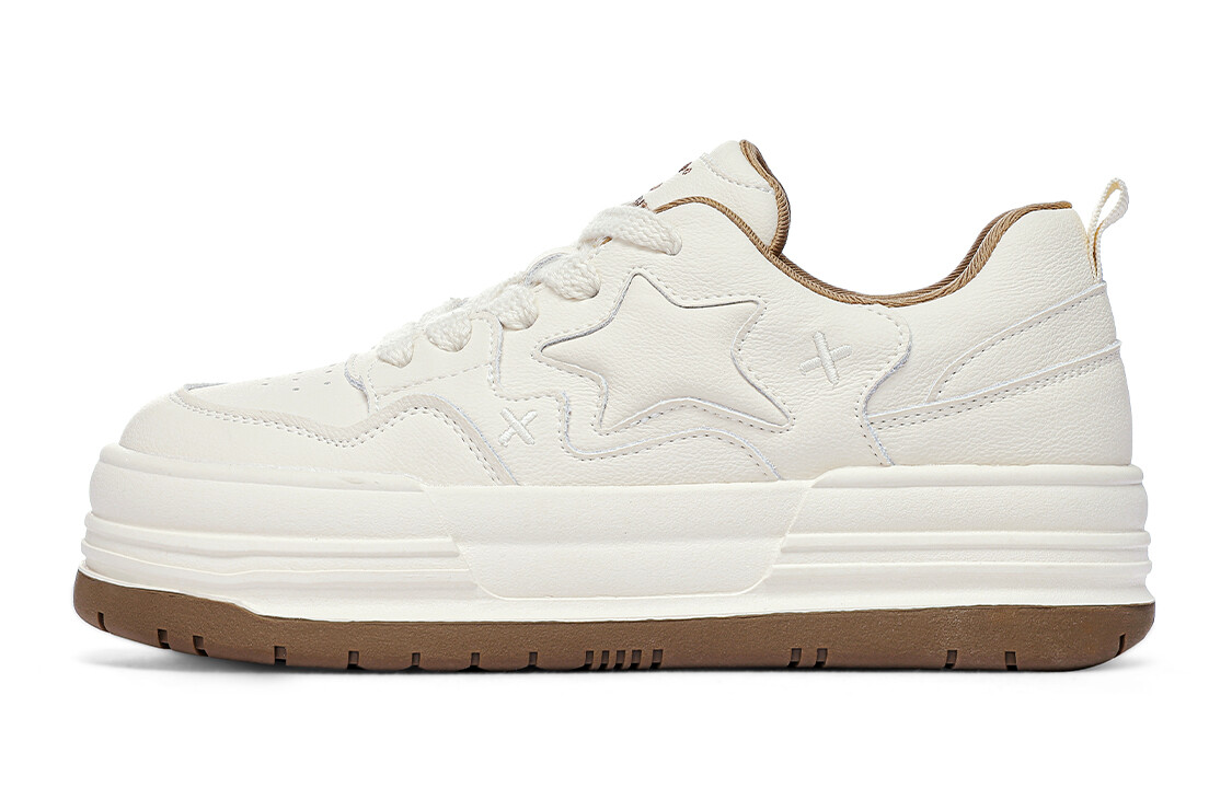 

Кроссовки C°BANNER Skateboarding Shoes Women's Low-top Beige, бежевый