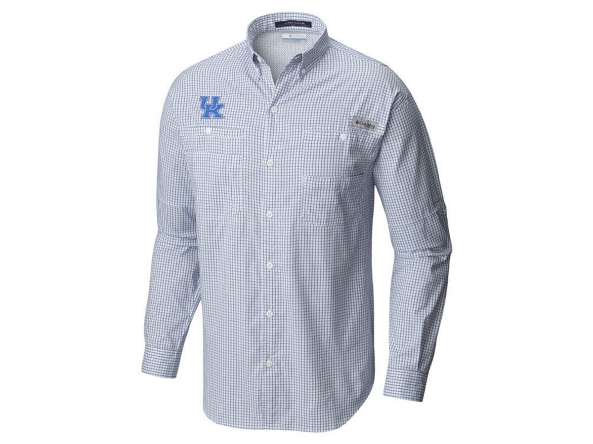 

Мужская рубашка Kentucky Wildcats Super Tamiami Columbia