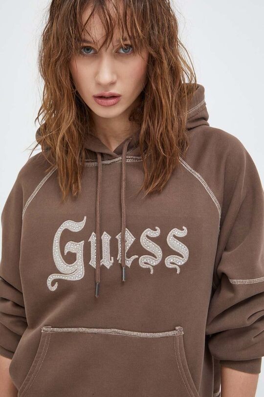 Толстовка Guess Originals, коричневый