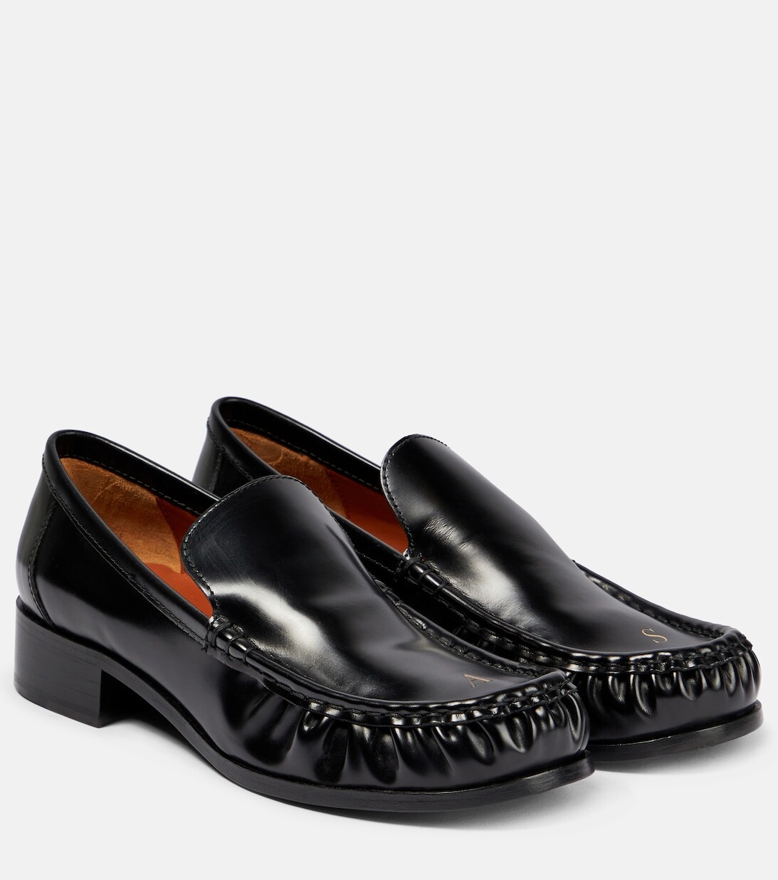 

Кожаные лоферы Acne Studios, черный