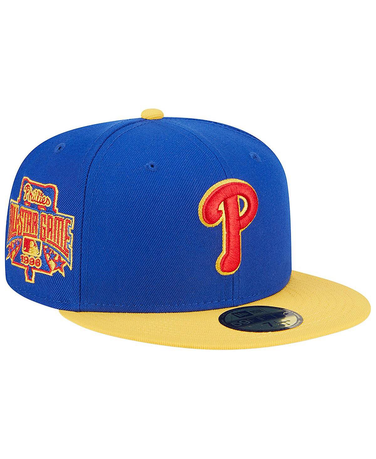 

Мужская приталенная шляпа Royal, желтая Philadelphia Phillies Empire 59FIFTY New Era