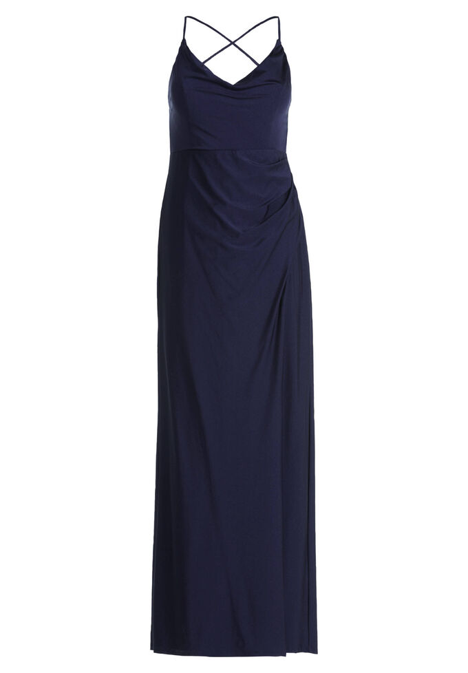 Облегающее фигуру вечернее платье Vera Mont, синий вечернее платье vera mont синий