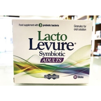Uni-Pharma LactoLevure Симбиотическая пищевая добавка для взрослых 20 Unipharma