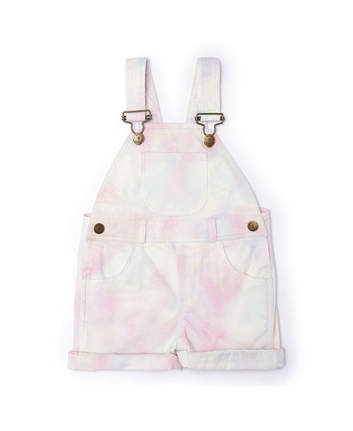 

Комбинезоны унисекс с принтом тай-дай Dotty Dungarees, цвет Pink