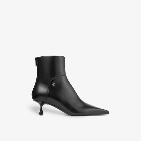 

Кожаные ботильоны Cycas на каблуке с острым носком Jimmy Choo, черный