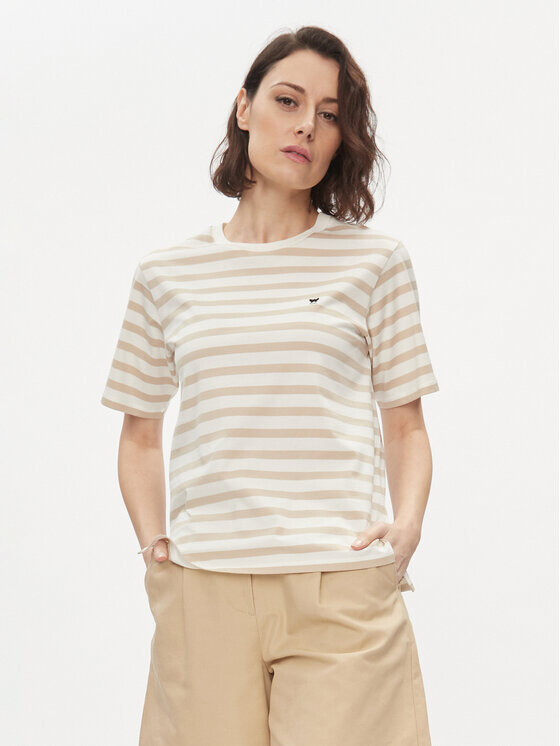 

Футболка стандартного кроя Weekend Max Mara, бежевый