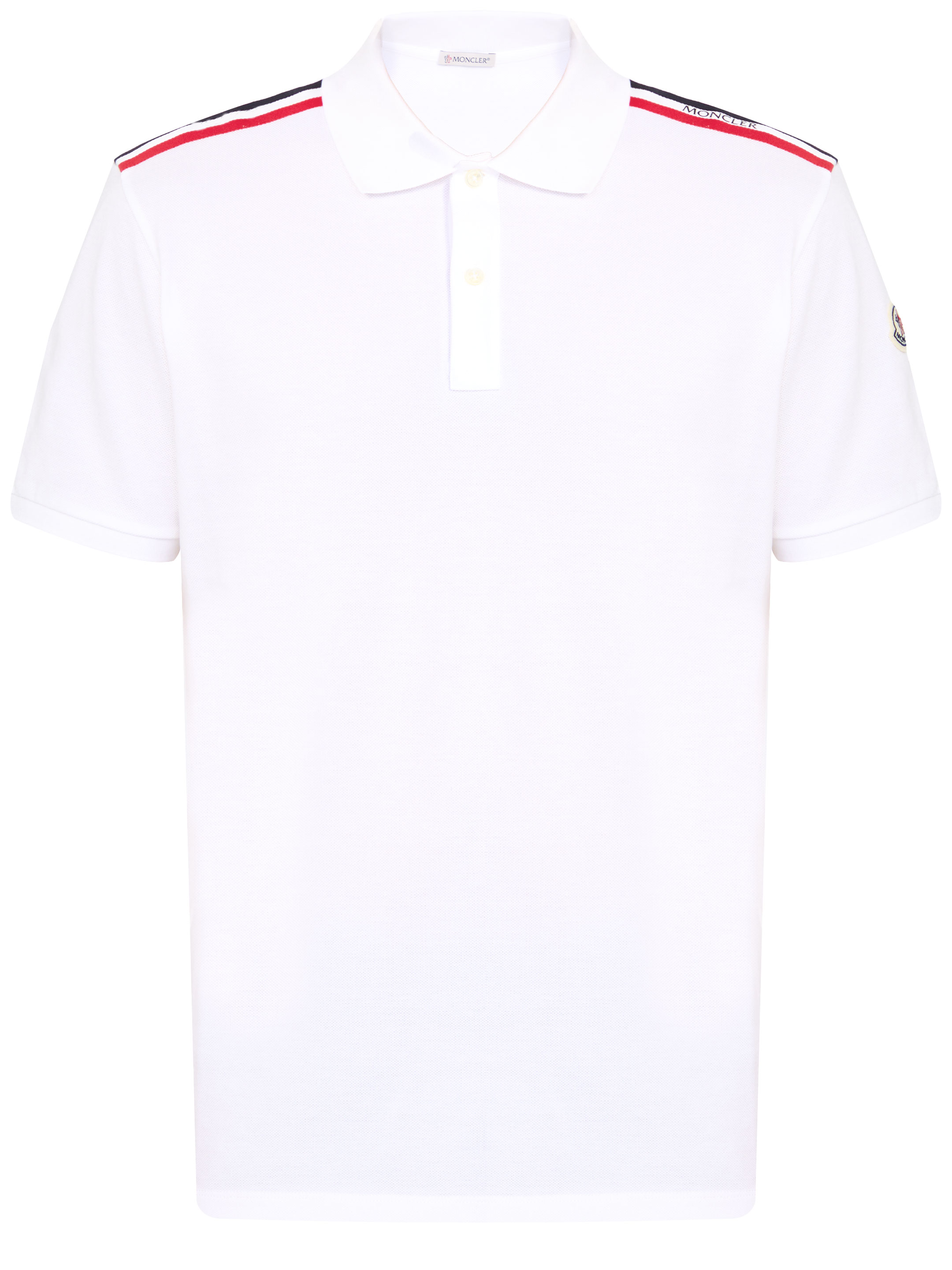 Рубашка Moncler Piquet cotton polo, белый
