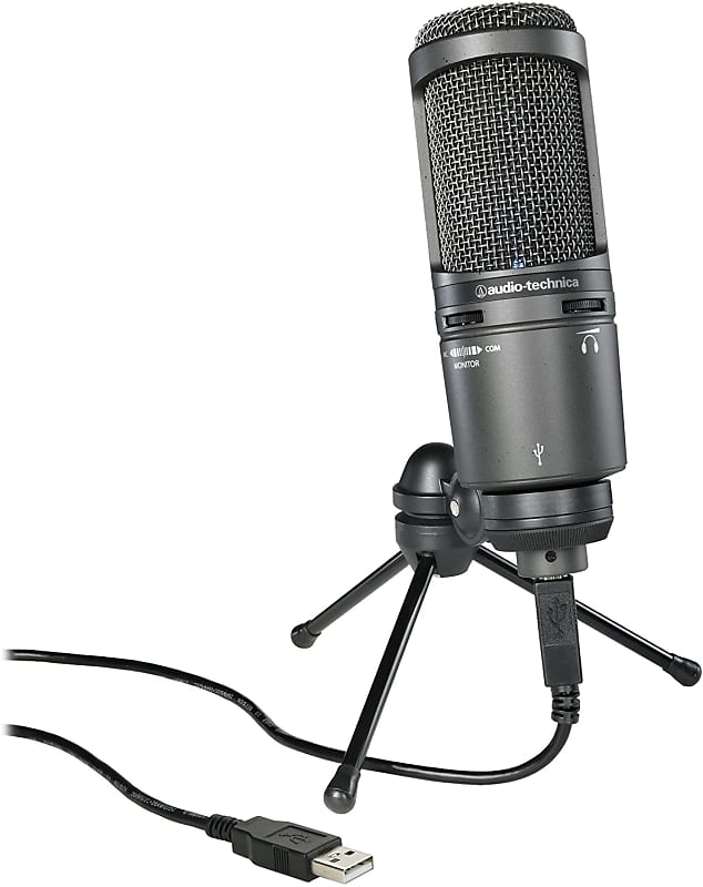 Конденсаторный микрофон Audio-Technica AT2020 USB+