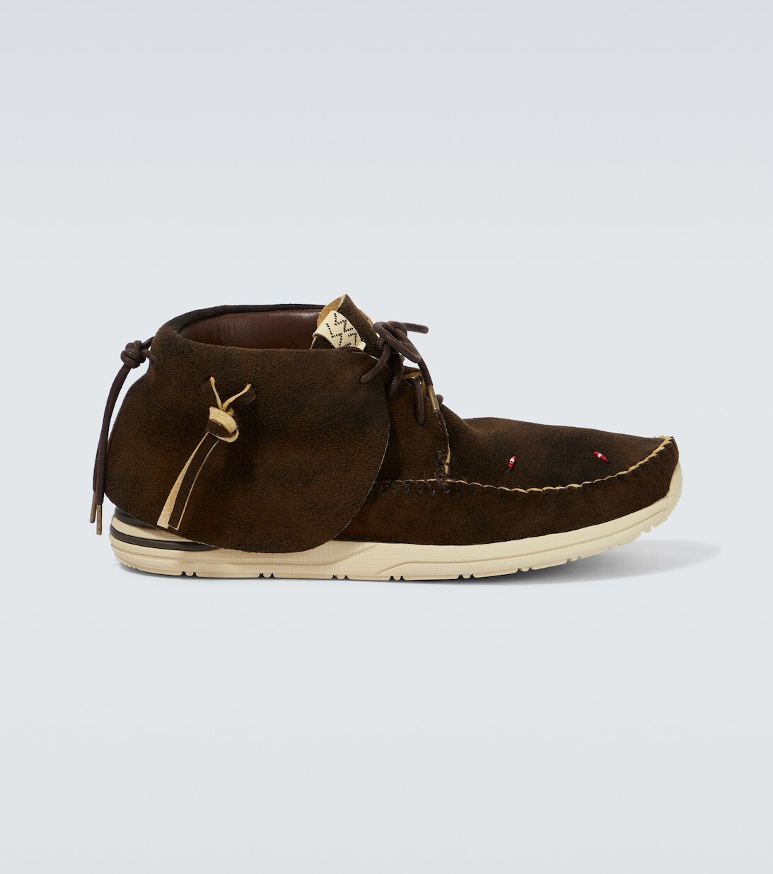 

Замшевые сапоги Lhamo Folk Visvim, коричневый