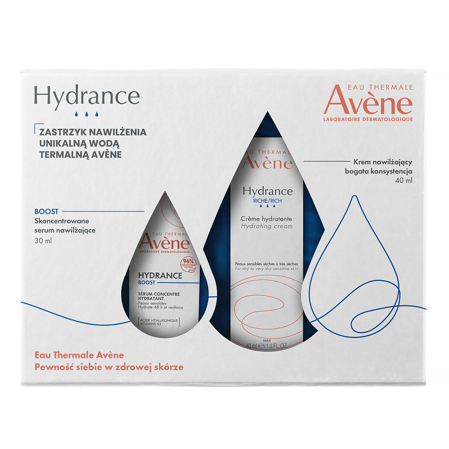 

Набор: крем для лица Avène Hydrance, 30 мл