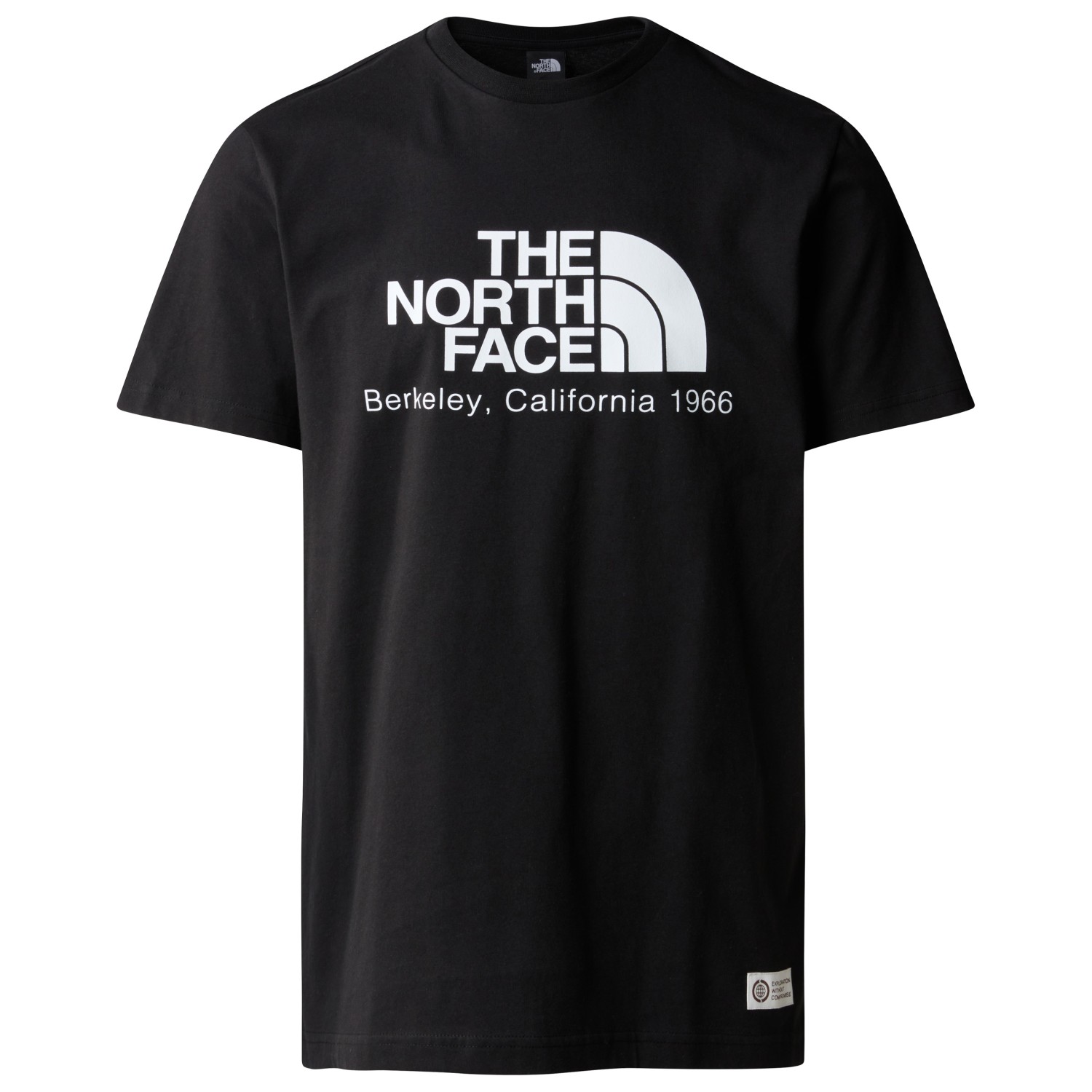футболка the north face s s mountain line tee цвет tnf black Футболка The North Face Berkeley California S/S Tee In Scrap Mat, цвет TNF Black