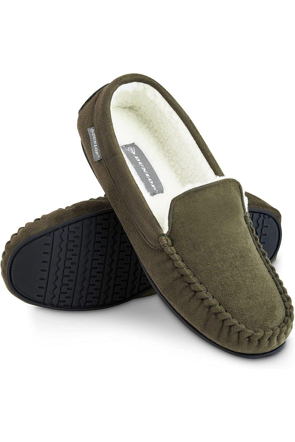 

Мокасины-тапочки Dunlop, хаки