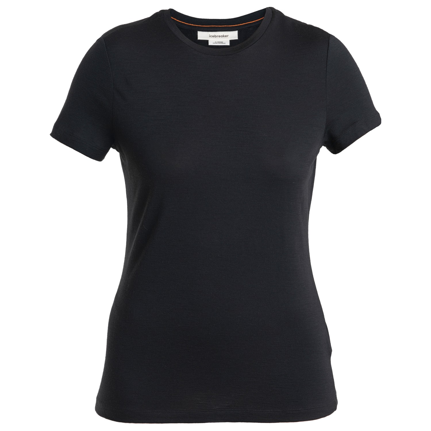 Рубашка из мериноса Icebreaker Women's Merino 150 Tech Lite III S/S Tee, черный цена и фото