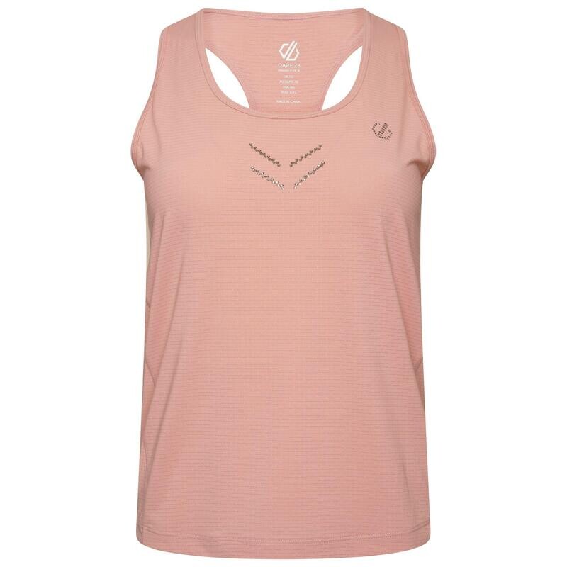 

Майка Crystallize Active для женщин Пудровый розовый DARE 2B, цвет rosa