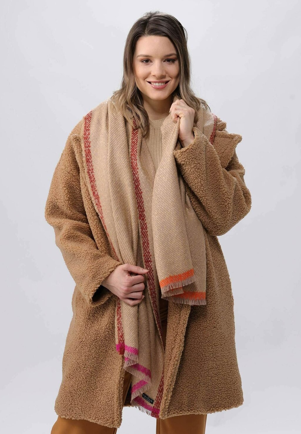 

СДЕЛАНО В ГЕРМАНИИ Палантин CASHMINK HIGHLIGHT STRIPES FRAAS, Шарф